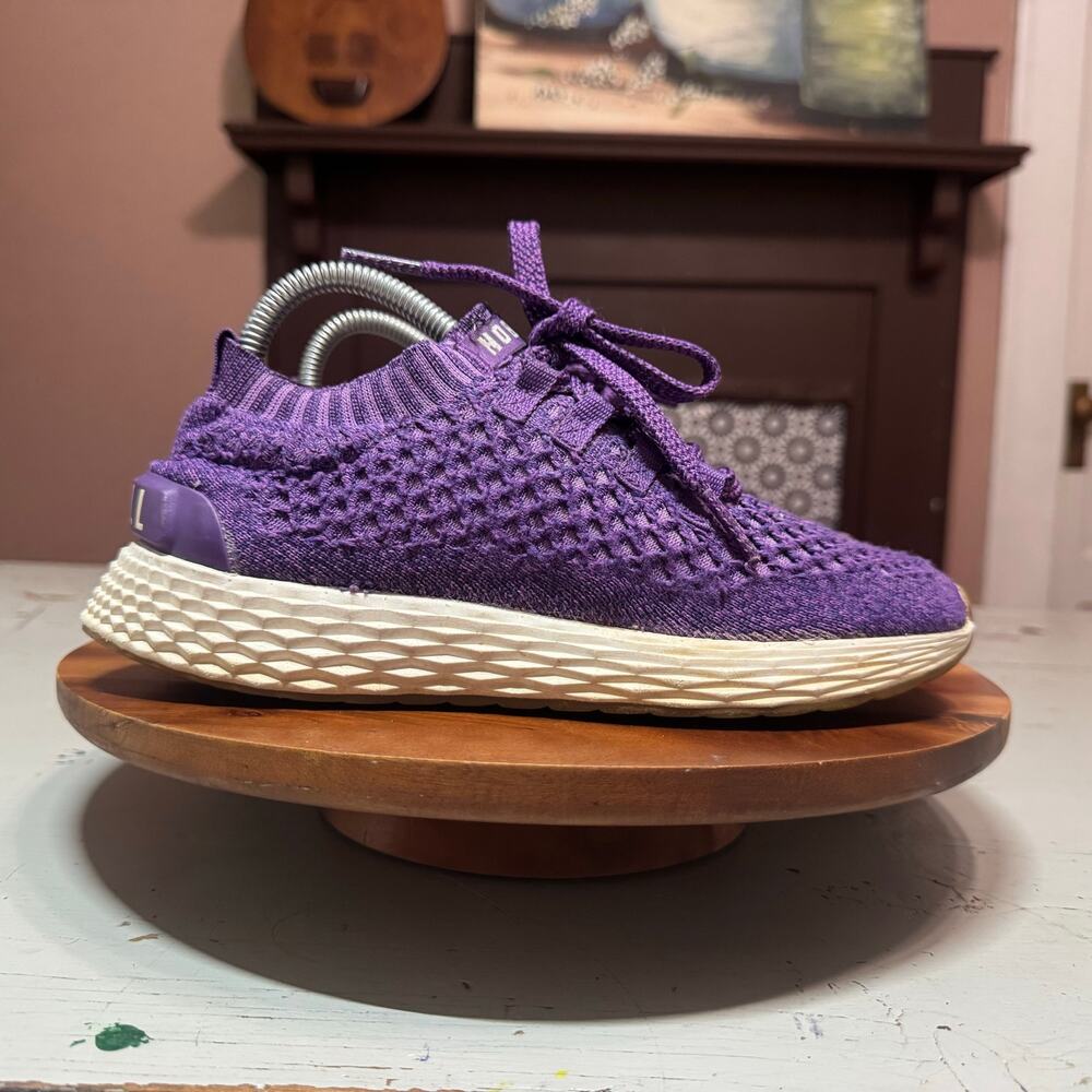 NOBULL Knit Runner Womens Size 7 Purple Sneaker Shoes